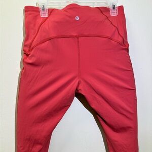 LULULEMON women’s leggings. Orange. Size 12